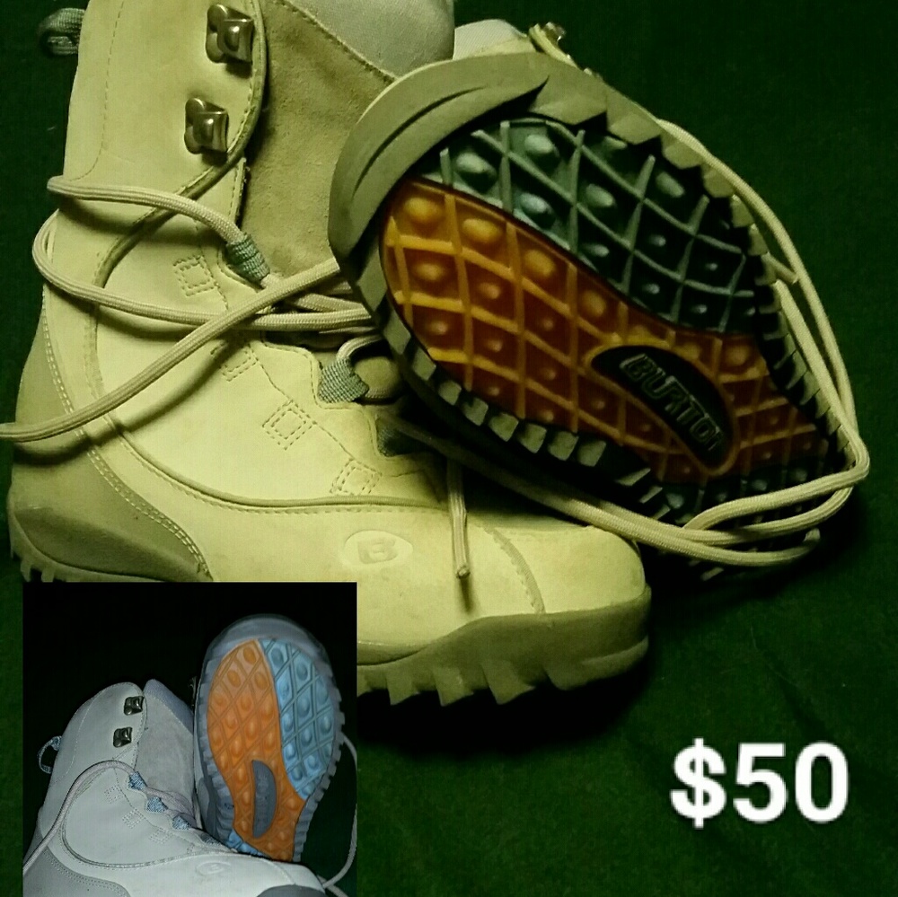 Burton snowboarding shoes women's size 5